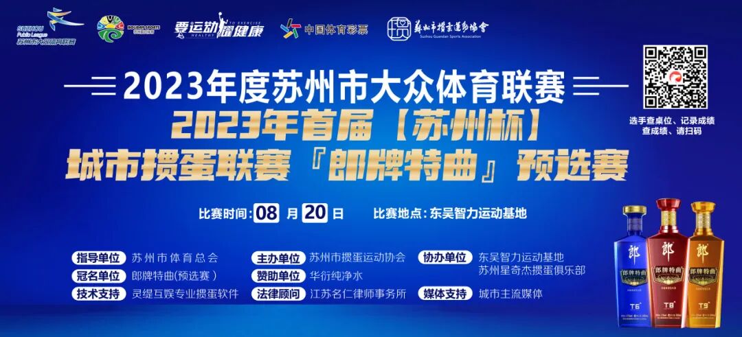 赛事开启 | 2023年度首届【苏州杯】城市掼蛋联赛-预选赛第一场